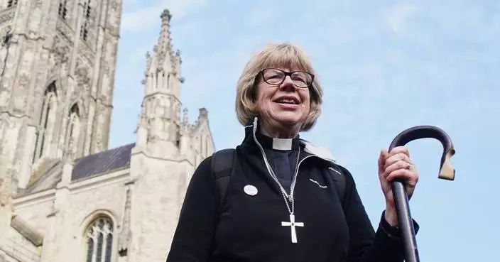 Cancer nurse turned archbishop celebrates election as first woman to lead Church of England