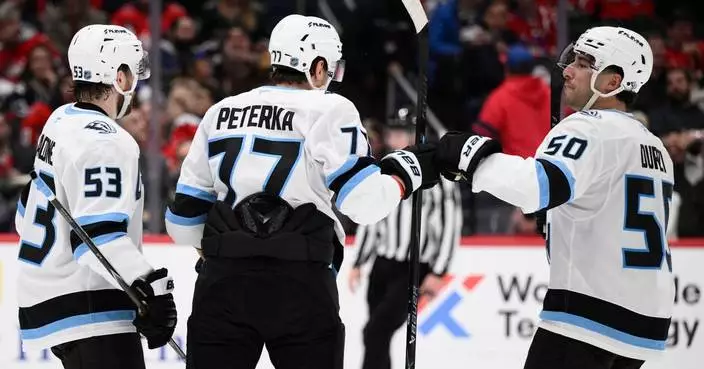 Mammoth hold off Capitals 3-2, dropping Washington 4 points back of a playoff spot