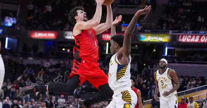 Avdija scores 32, Clingan adds 28 as Trail Blazers beat Pacers 127-119 to close in on play-in spot