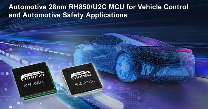 Renesas Expands Auto MCU Portfolio with 28nm RH850/U2C for Vehicle Control and Automotive Safety Applications