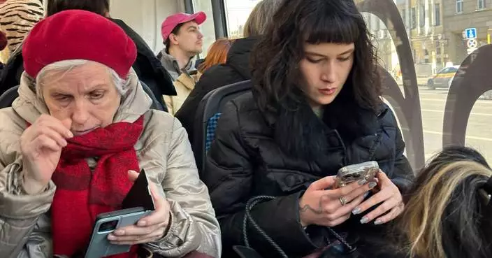 Russia thwarts protests over the blocking of a popular messaging app, but frustration persists