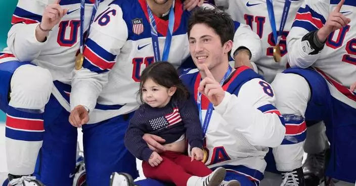 Blue Jackets' Zach Werenski honored by Columbus fans for Olympic gold