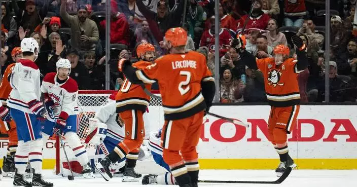 Kreider scores tying goal, Killorn ends shootout in Ducks' 6-5 comeback win over Canadiens