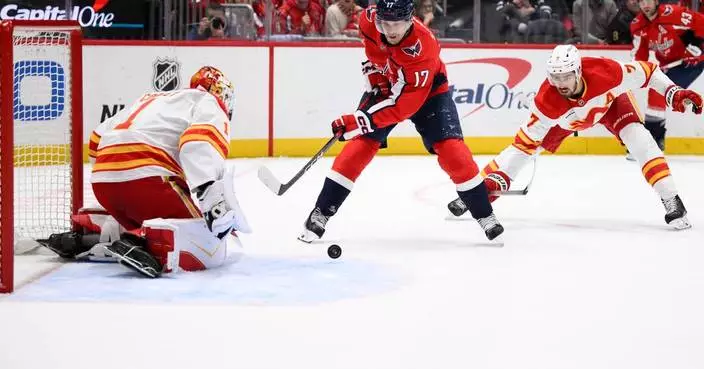 Capitals snap 3-game skid with a 7-3 win over the Flames