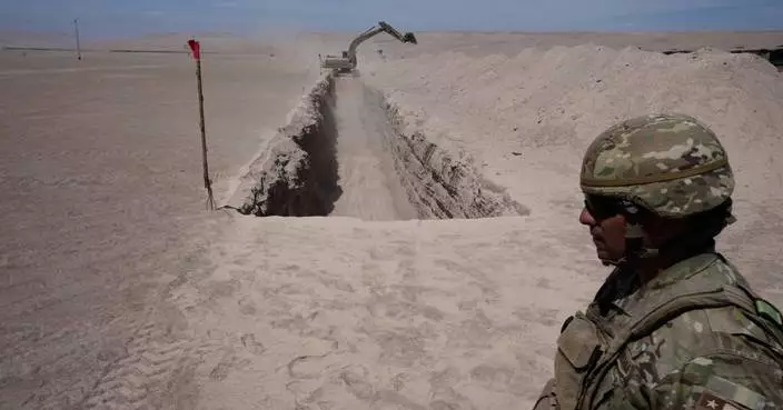 Chile's new far-right president launches work on border barrier