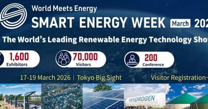 Smart Energy Week 2026 Opens in Tokyo, Bringing Together 1,600 Exhibitors to Unveil the Next Wave of Energy Transition Innovations