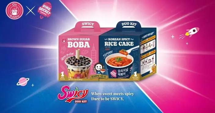 O'S BUBBLE &amp; PINK ROCKET: WHEN SWEET MEETS SPICY, 'SWICY' A NEW CATEGORY IS BORN