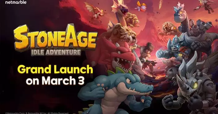 NETMARBLE LAUNCHES STONEAGE IDLE ADVENTURE GLOBALLY TODAY