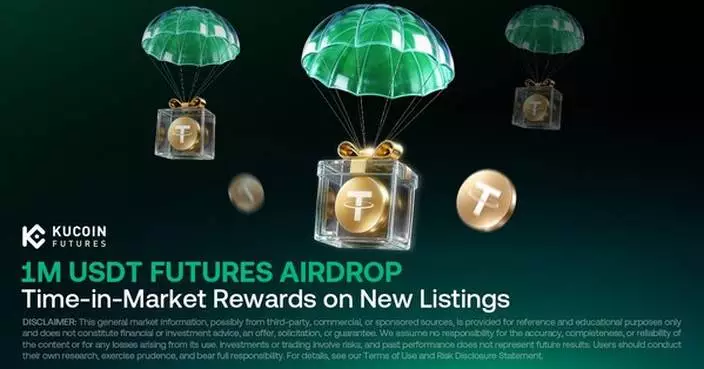 KuCoin Introduces 1M USDT Futures Airdrop, Rewarding Time-in-Market on New Listings to Strengthen Listing Ecosystems
