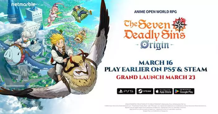 THE SEVEN DEADLY SINS: ORIGIN NOW AVAILABLE TO PLAY EARLIER ON PLAYSTATION®5 AND STEAM