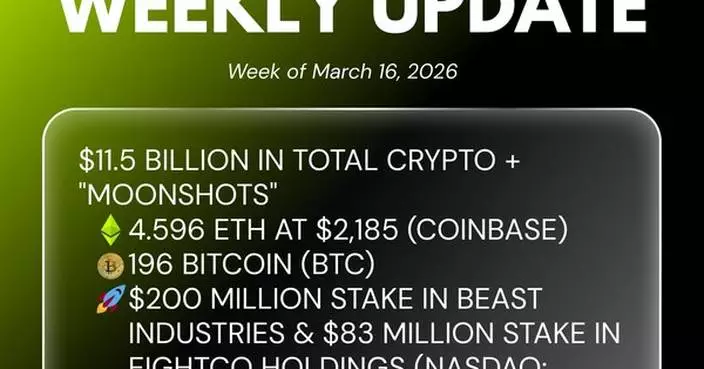 Bitmine Immersion Technologies (BMNR) Announces ETH Holdings Reach 4.596 Million Tokens, and Total Crypto and Total Cash Holdings of $11.5 Billion