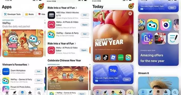 WePlay's Southeast Asia Lunar New Year Campaign Featured in App Store Today and Today Collection