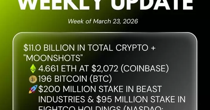 Bitmine Immersion Technologies (BMNR) Announces ETH Holdings Reach 4.661 Million Tokens, and Total Crypto and Total Cash Holdings of $11.0 Billion