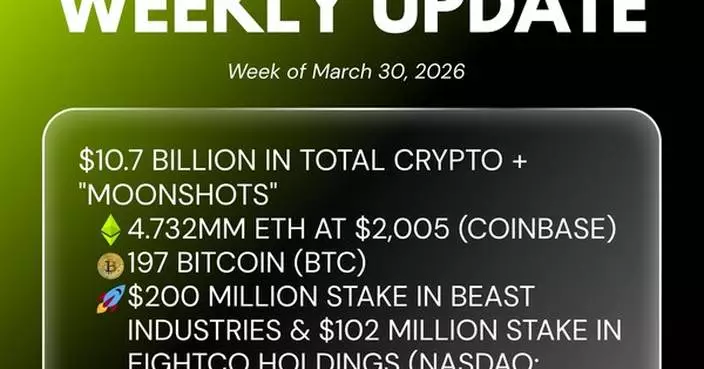 Bitmine Immersion Technologies (BMNR) Announces ETH Holdings Reach 4.732 Million Tokens, and Total Crypto and Total Cash Holdings of $10.7 Billion