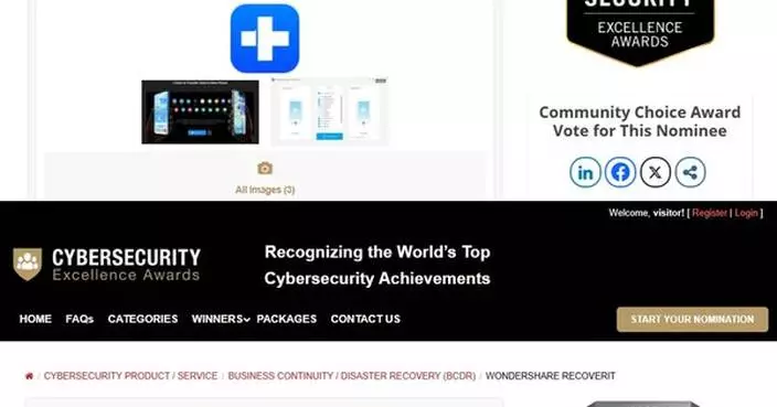 Wondershare Earns Dual Honors at the 2026 Cybersecurity Excellence Awards