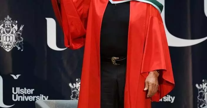 Arnold Schwarzenegger receives Honorary Doctorate from Ulster University
