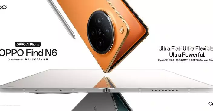 OPPO Announces Global Launch of Find N6 on March 17th,  Redefining Foldables with Zero-Feel Crease Engineered for Lasting Flatness