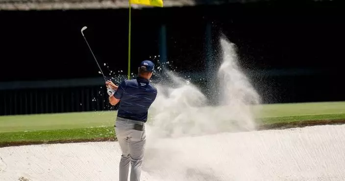 Bunker blowup at Amen Corner sends Bryson DeChambeau to a 76 on the 1st day of the Masters