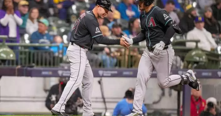 D-backs hit 4 homers and Vargas stretches hit streak in 6-2 win over Brewers