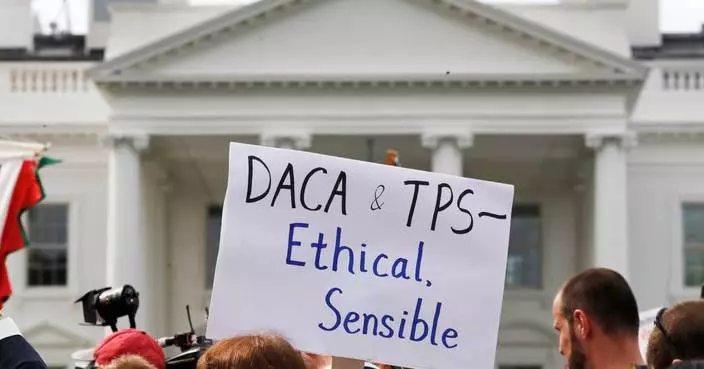 The Latest: Supreme Court to hear arguments on ending legal protections for Haitian/Syrian migrants