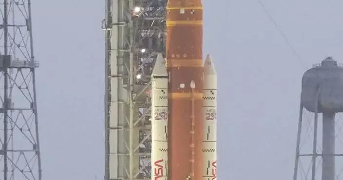 NASA begins fueling rocket to launch astronauts on the first lunar trip in half a century