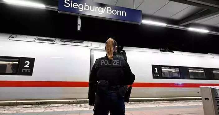 Man arrested after threatening an attack on a high-speed train in Germany