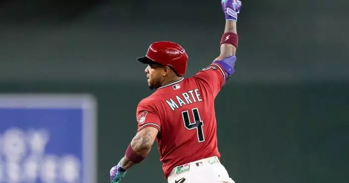 Diamondbacks beat the Braves 6-5 in 10 innings to split the 4-game series