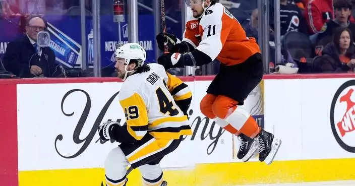 Cam York scores in OT as Flyers beat Penguins 1-0 in Game 6, reach Round 2