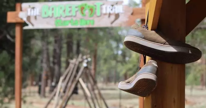 Exploring barefoot trails on 2 continents as a way to connect with nature this Earth Day