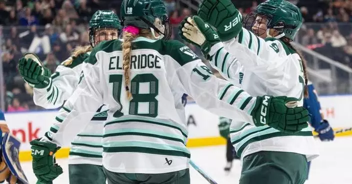 Eldridge scores 2 goals as Fleet cap PWHL Takeover Tour by beating Goldeneyes 5-1 for 5th straight