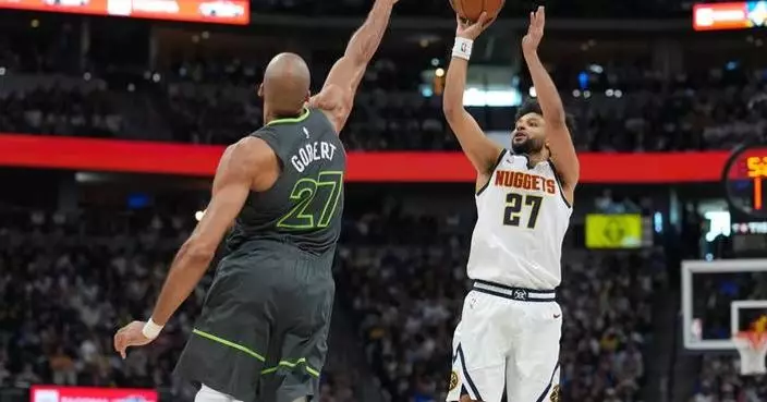 Murray, Jokic lead Nuggets to 116-105 win over Timberwolves in physical opener to 1st-round series