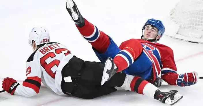 Devils beat Montreal 3-0, ending the playoffs-bound Canadiens’ 8-game winning streak