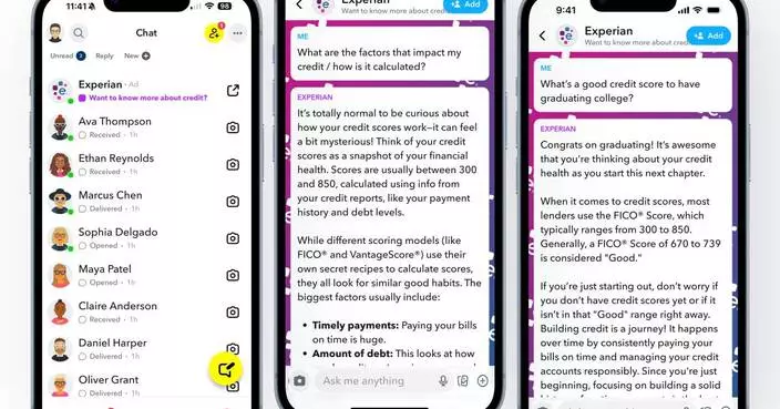 Experian Meets the Next Generation with First ‘AI Sponsored Snaps’ to promote Financial Education on Snapchat