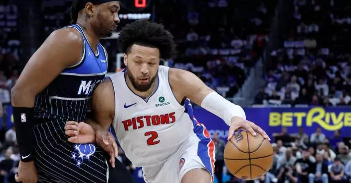 Cade Cunningham scores 45, Pistons beat Magic 116-109 in Game 5 to stave off elimination