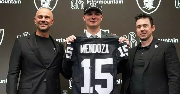 New Raiders QB Fernando Mendoza ready to prove he was worthy of No. 1 draft pick