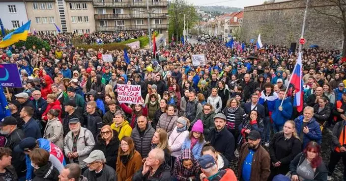 Slovaks rally against populist Prime Minister Fico’s plan to scrap mail voting from abroad
