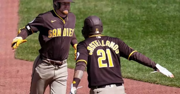 Nick Castellanos’ two-run double, Jake Cronenworth’s homer spark Padres over Pirates 8-2