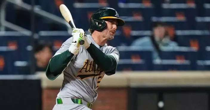 Jeff McNeil gets 2 hits in return to Citi Field, leading Athletics over Mets 4-0