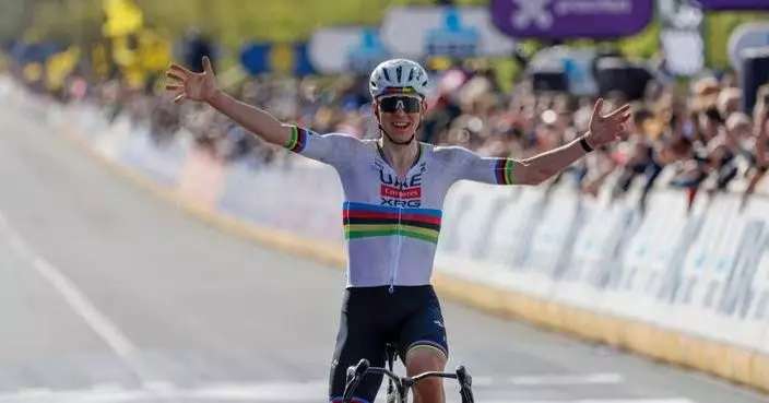 Tadej Pogačar among riders under investigation after Tour of Flanders railway red-light incident