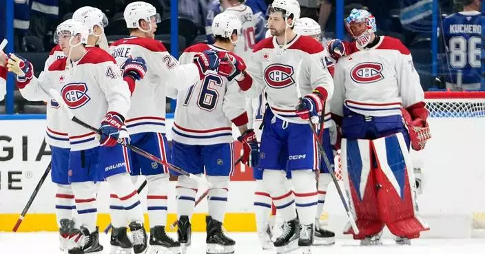 Texier breaks 3rd-period tie, Canadiens beat Lightning 3-2 in Game 5 to take series lead