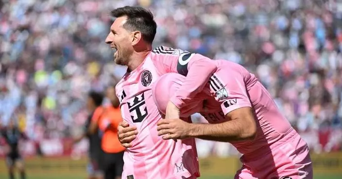 Lionel Messi scores 2 goals, Inter Miami beats Rapids 3-2, extends unbeaten streak to 7 games