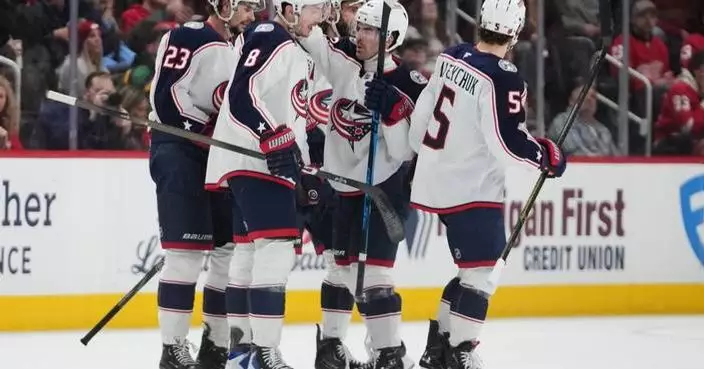Zach Werenski scores in shootout to lead Blue Jackets over Red Wings 4-3