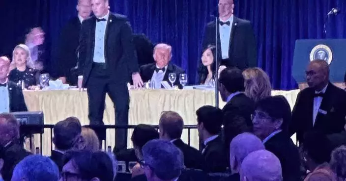 What happened inside the ballroom when a gunman tried to breach Trump’s night with the press