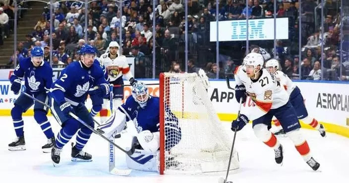 Luostarinen, Samoskevich push Panthers past Maple Leafs 6-2