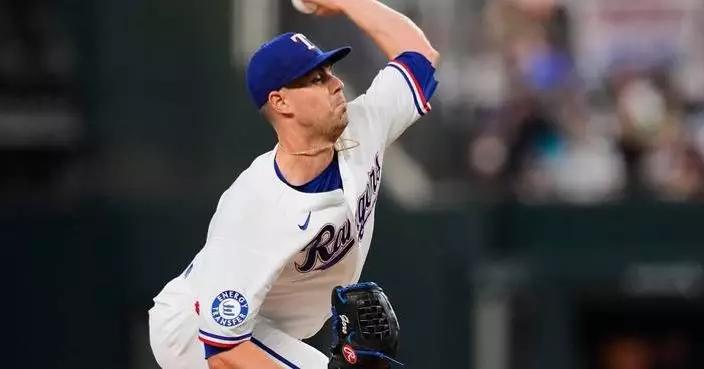 MacKenzie Gore allows 1 hit in 5 innings to help Rangers blank the Mariners 3-0