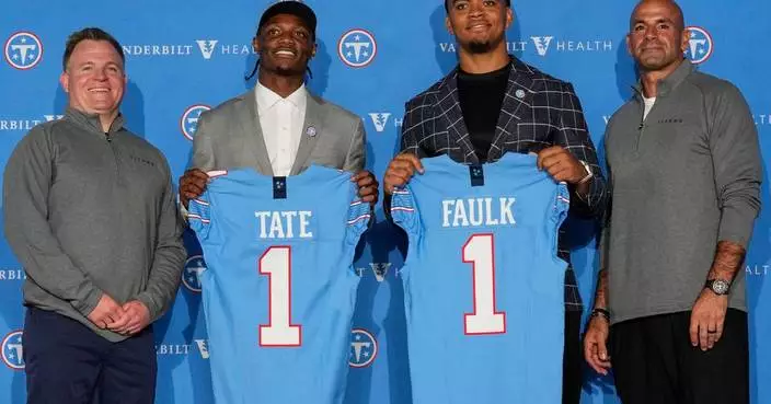 The Titans go for positions of need in NFL draft, rebuilding roster for new coach