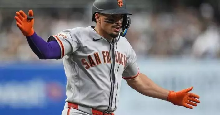 Adames launches leadoff homer and finishes with 4 hits as Giants back Webb in 9-3 win over Padres