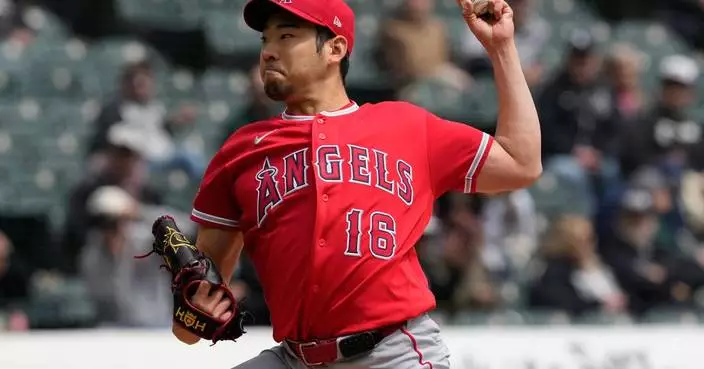Angels starter Yusei Kikuchi leaves game at Chicago with left shoulder tightness