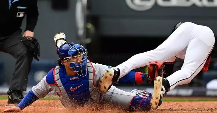 Amaya hits RBI single, Cubs pitchers combine for 1-hitter in 1-0 win over Guardians in DH opener