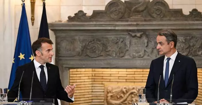 Leaders of France and Greece say the EU’s defense splurge is no alternative to the NATO alliance